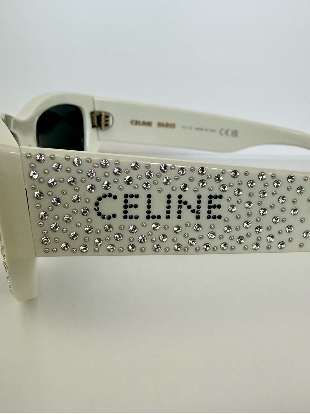 NEW!!! Celine women white sunglasses CL4278US 25A Authentic - Picture 3 of 6